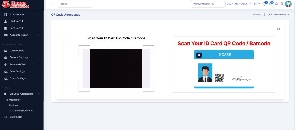QR Attendance System